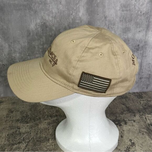 Aerotronics Inc. Hat OS Tan Montana Adjustable Strapback Cap - Picture 4 of 14